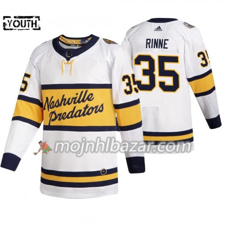 Dresovi Nashville Predators Pekka Rinne 35 Adidas 2020 Winter Classic Authentic - Dječji